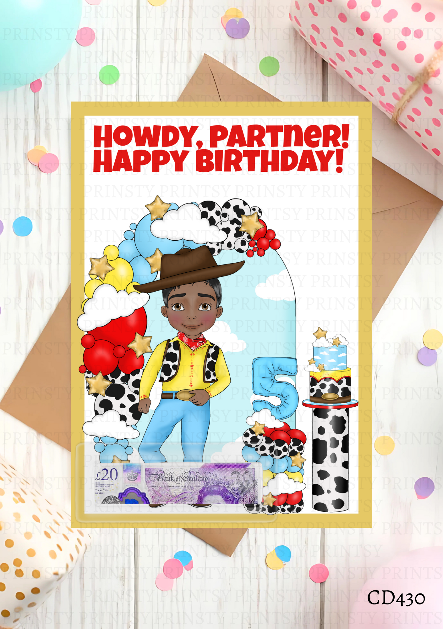 Toy Land Dude Money Card