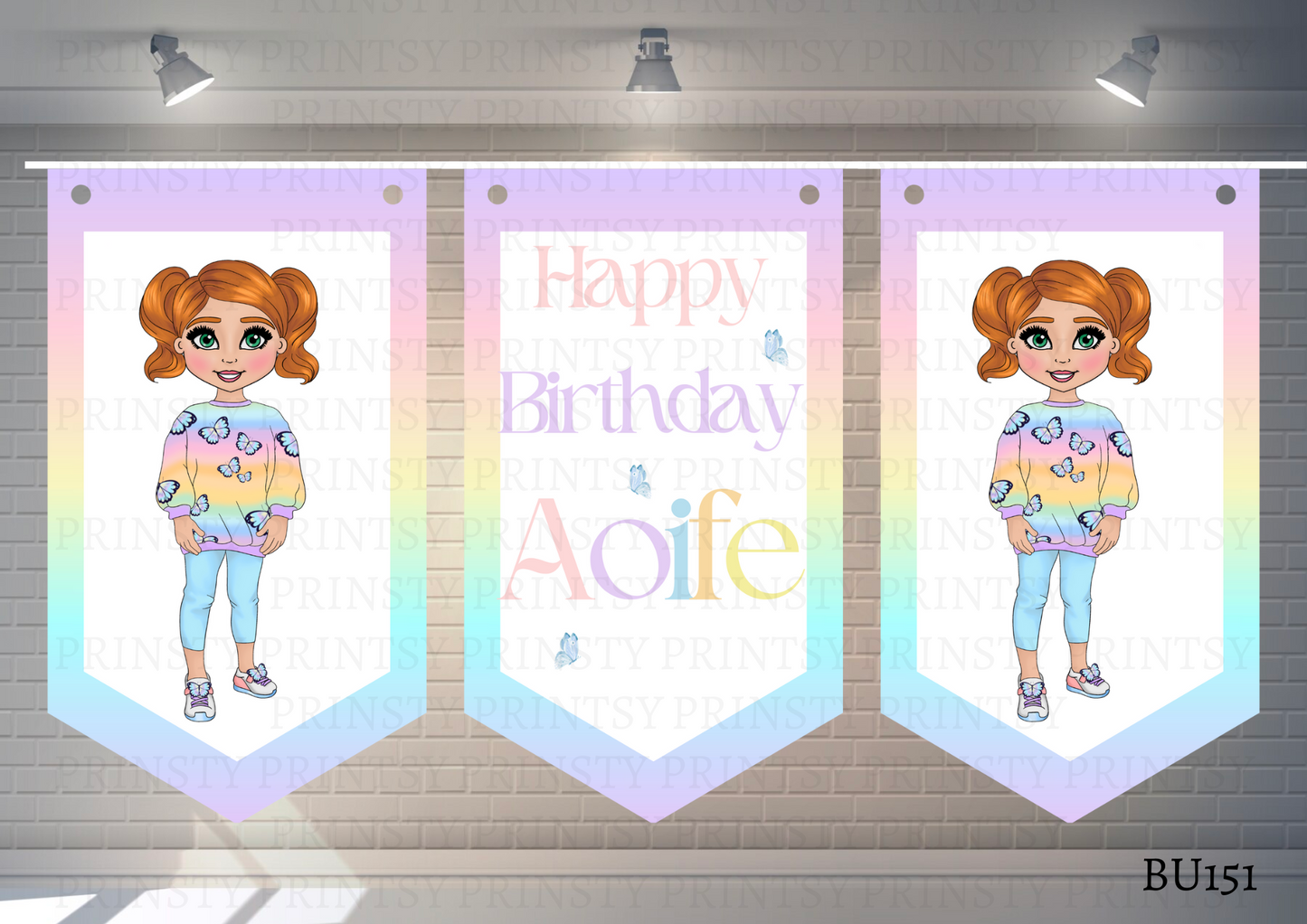 Butterfly Dolly Bunting