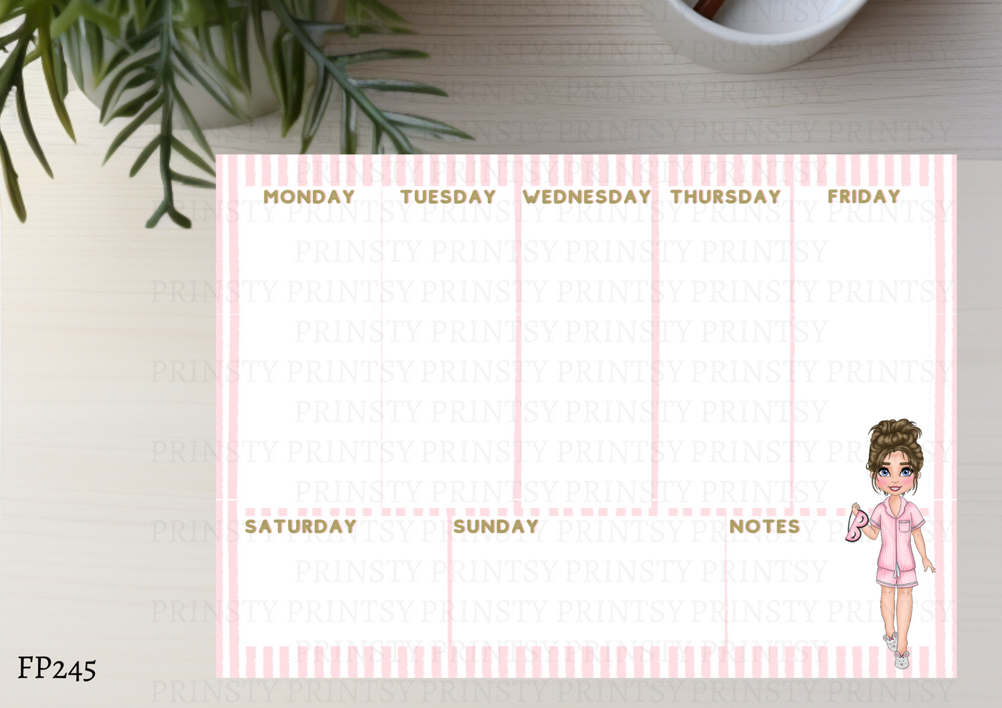 Sleep Over Dolly Planner