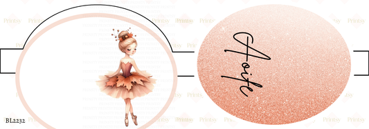 Autumn Ballerina Bow Loop