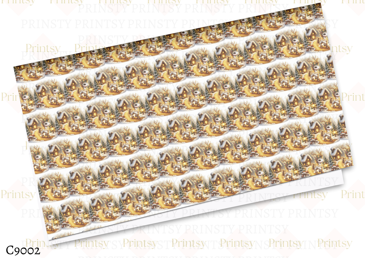 Christmas Unicorn Canvas