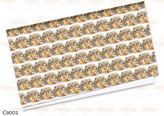 Christmas Unicorn Canvas