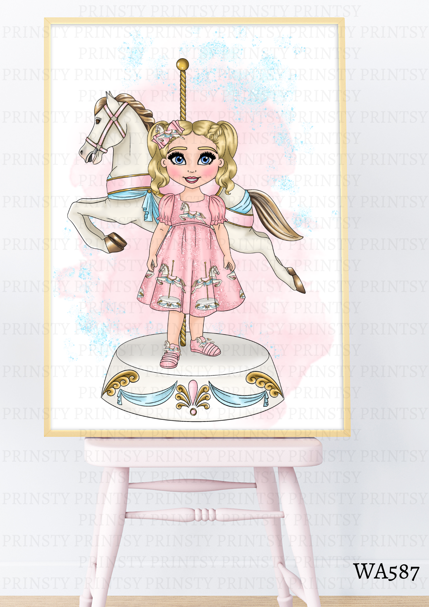 Carousel Dolly Wall Art