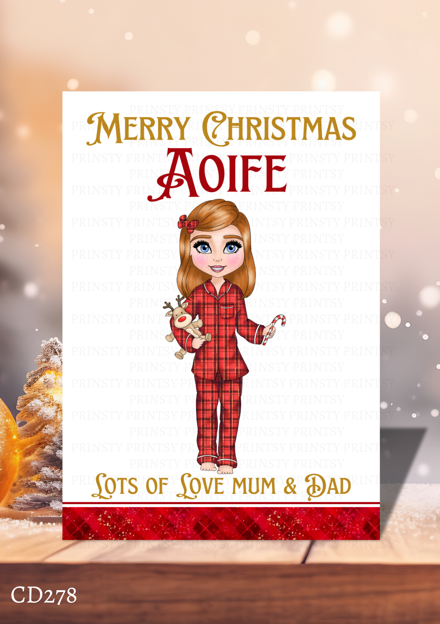 Christmas Dolly Card