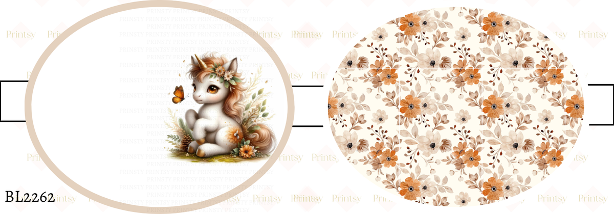 Autumn Unicorn Bow Loop