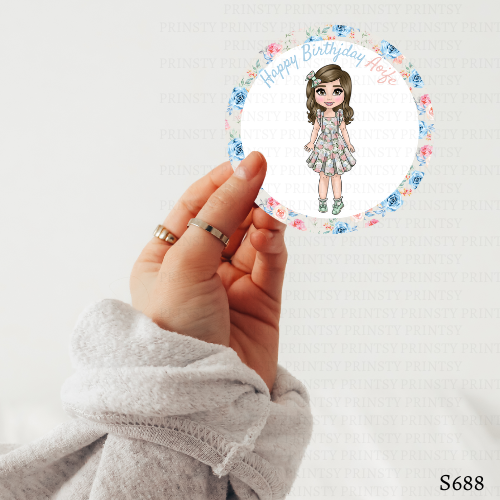 Vintage Dolly Sticker Sheet