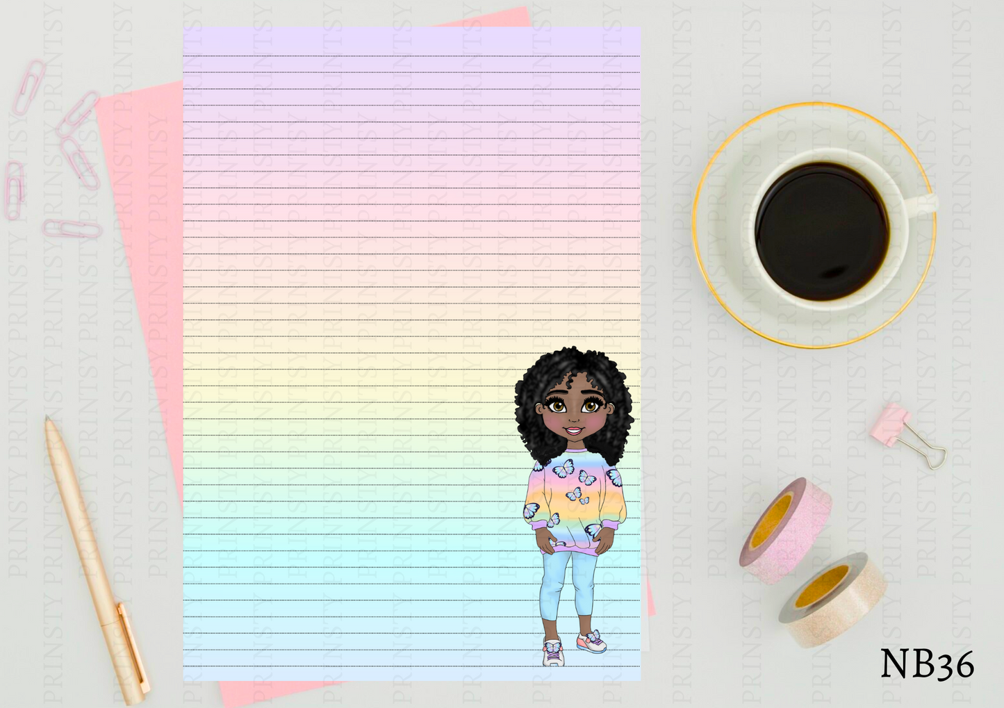 Butterfly Dolly Note Book