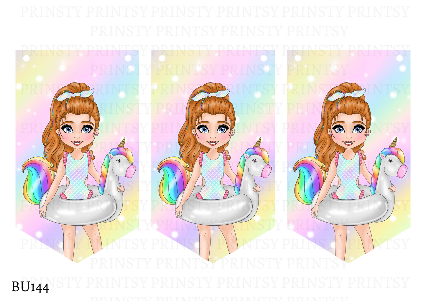 Pool Party Dolly Bunting