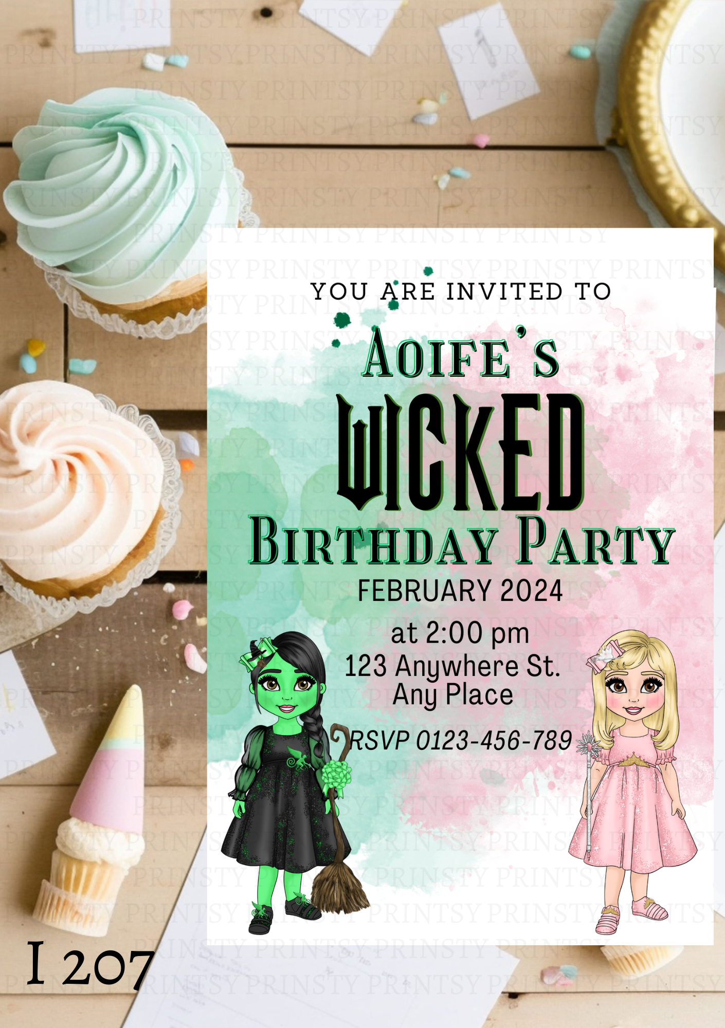 Wicked Birthday Invite