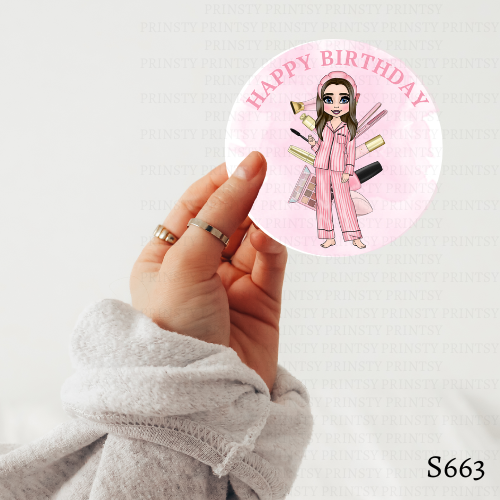 Sleep Over Dolly Sticker Sheet