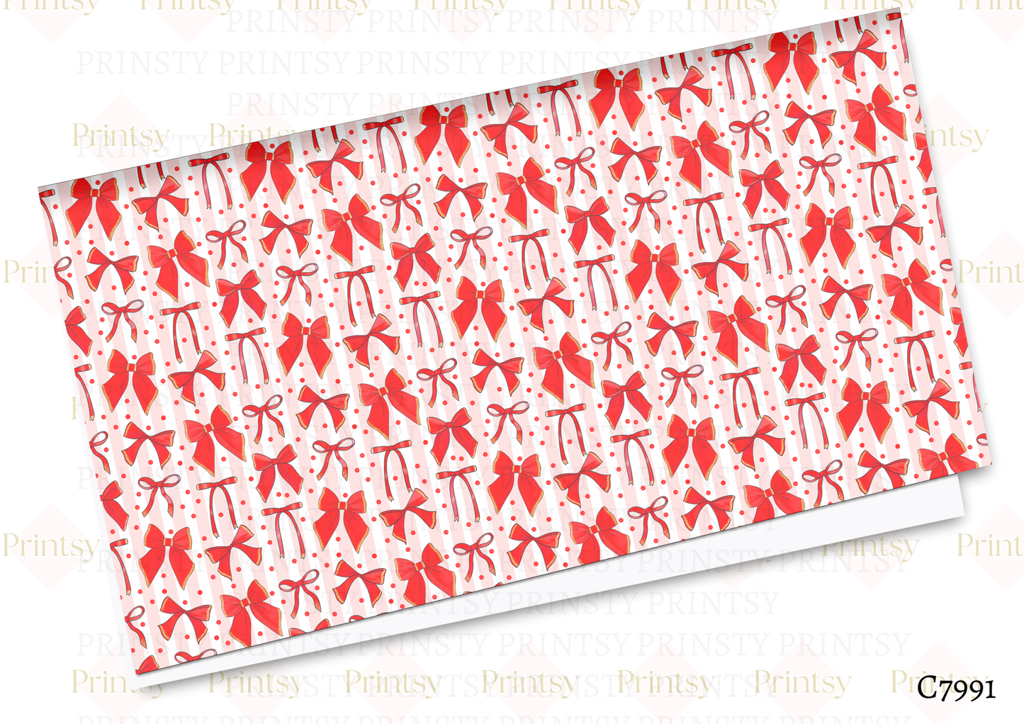 Christmas Bow Canvas