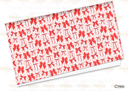 Christmas Bow Canvas