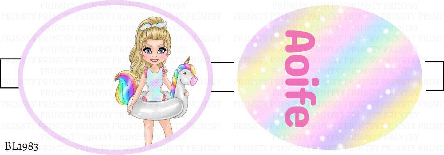 Pool Party Dolly Bow Loop