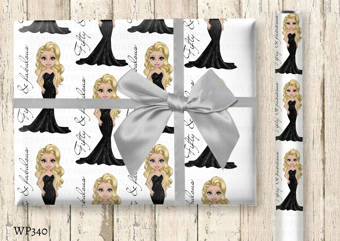 Elegant Dolly Wrapping Paper