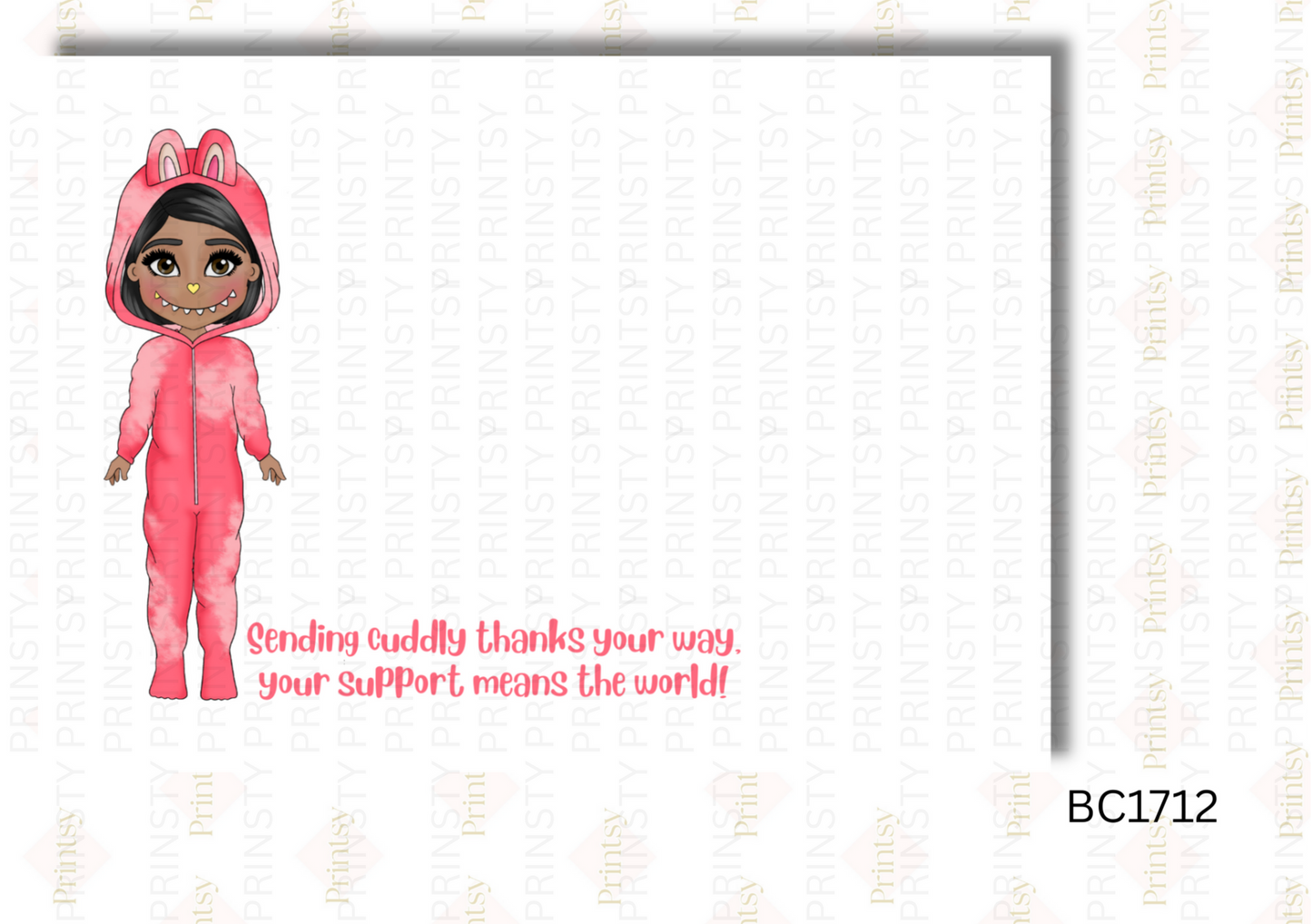 Mini Magic Monster Dolly Bow Card