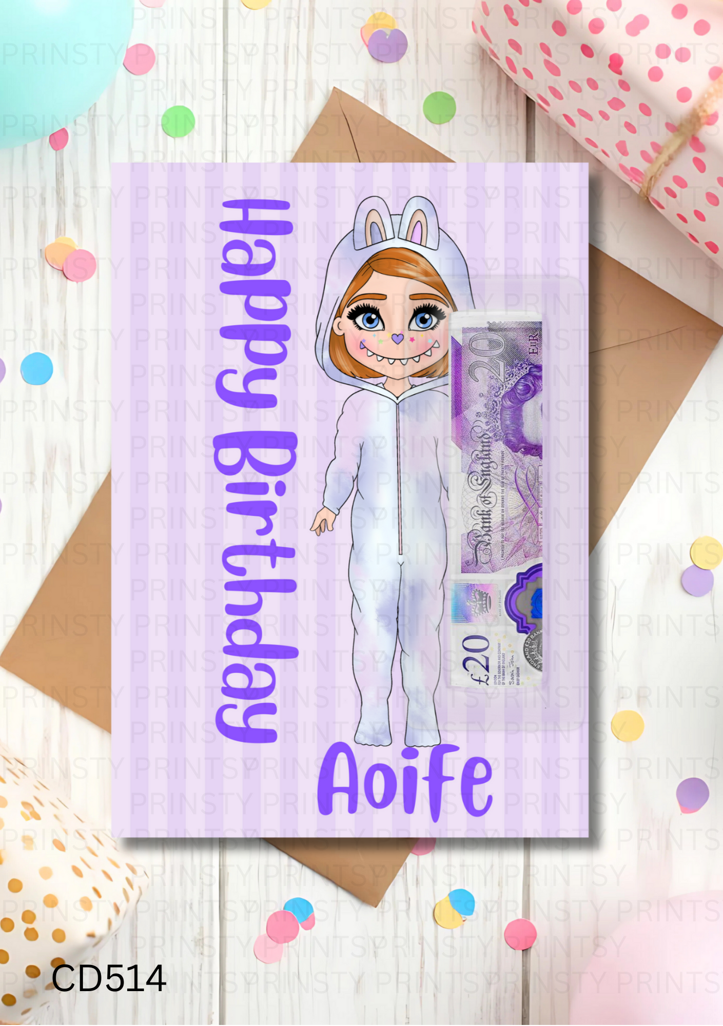 Mini Magic Monster Dolly Money Card