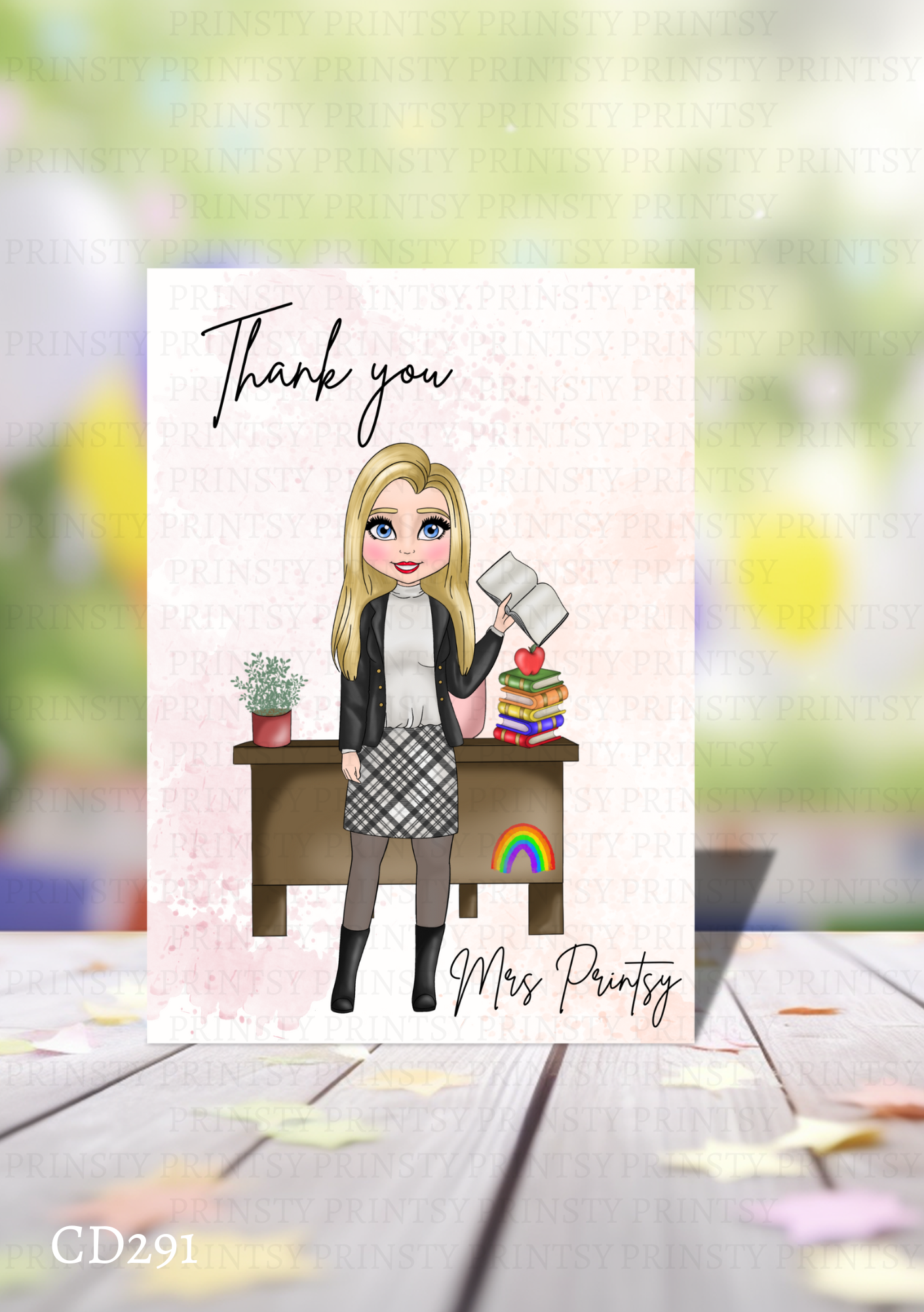 Teacher Thank You Card