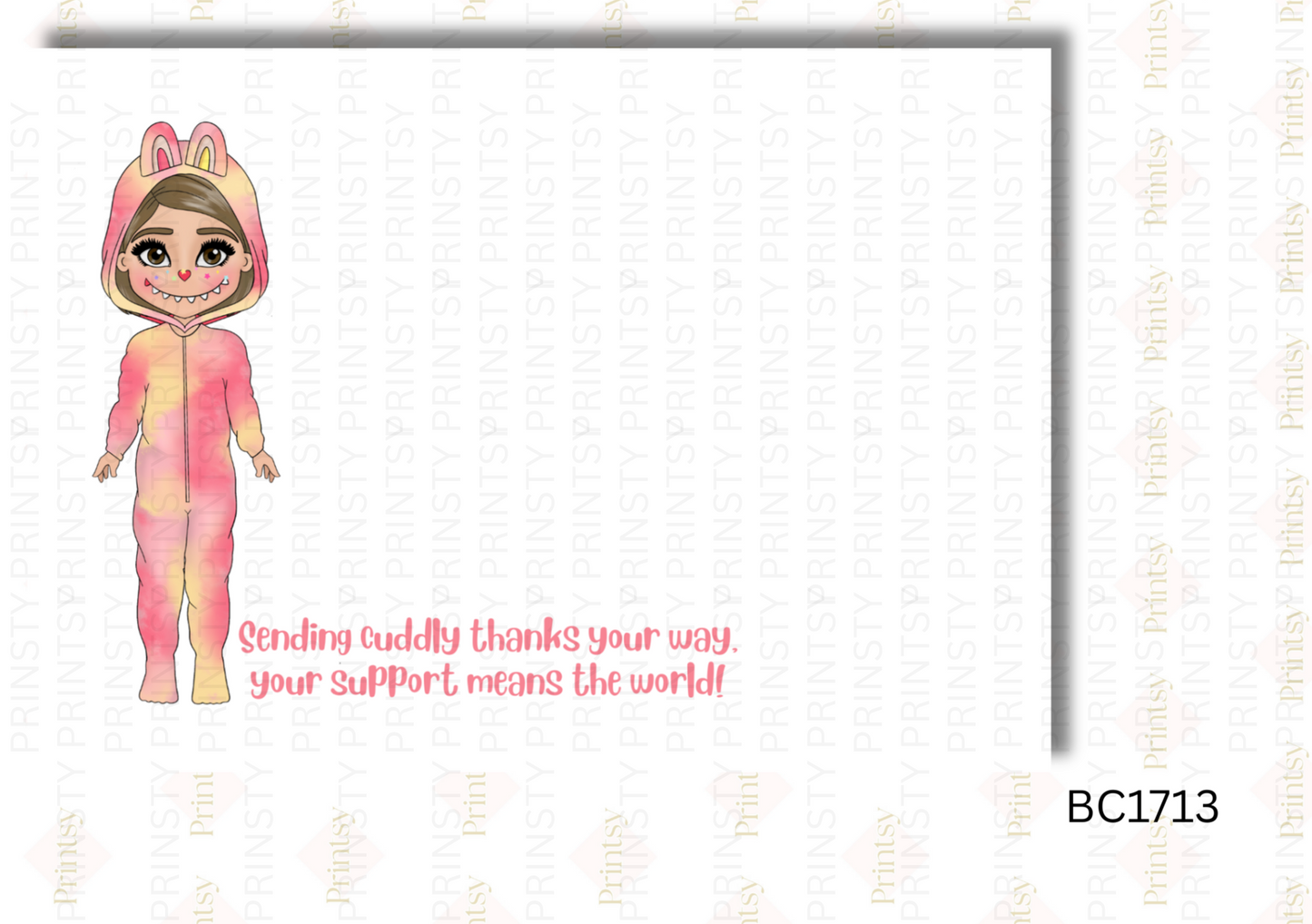 Mini Magic Monster Dolly Bow Card