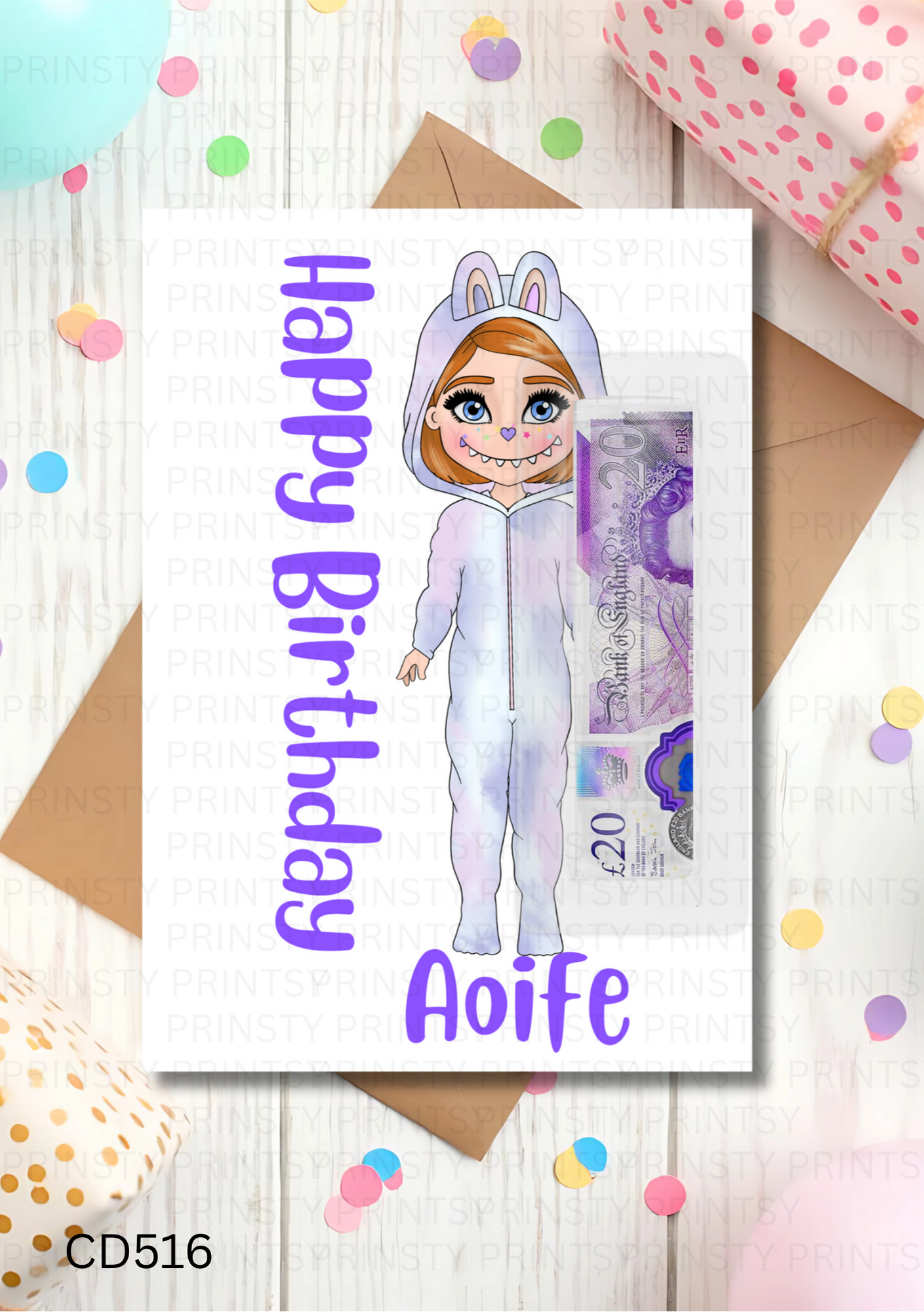 Mini Magic Monster Dolly Money Card