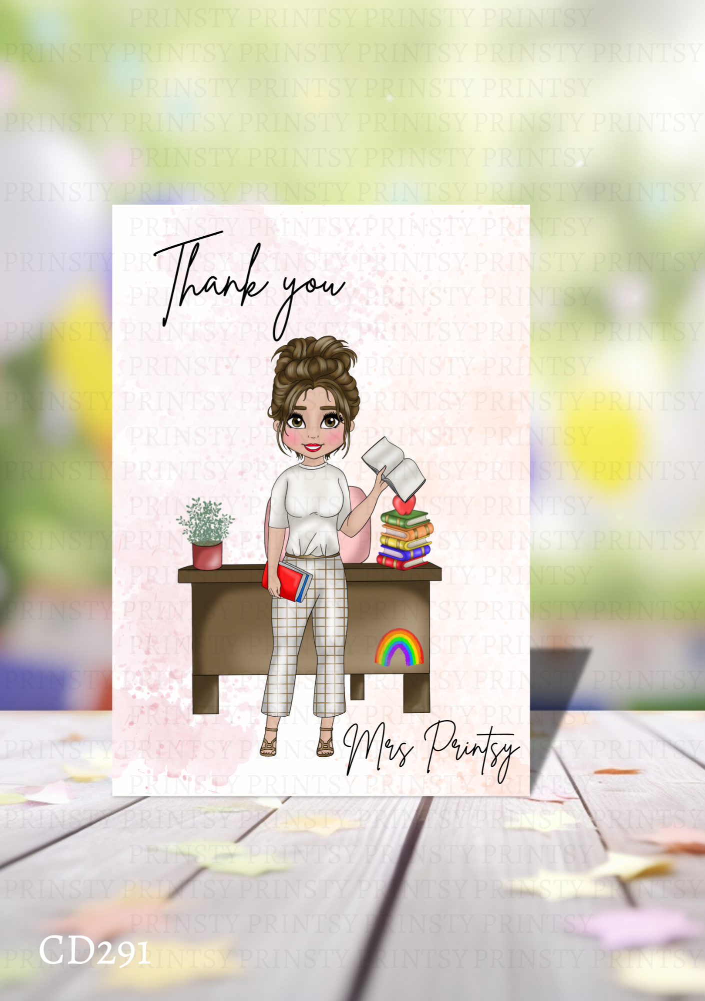 Teacher Thank You Card