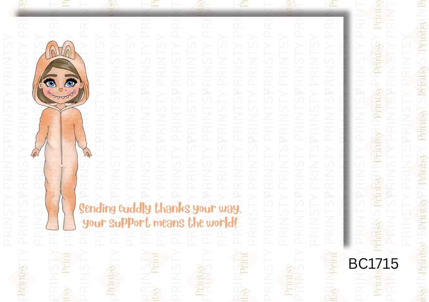 Mini Magic Monster Dolly Bow Card