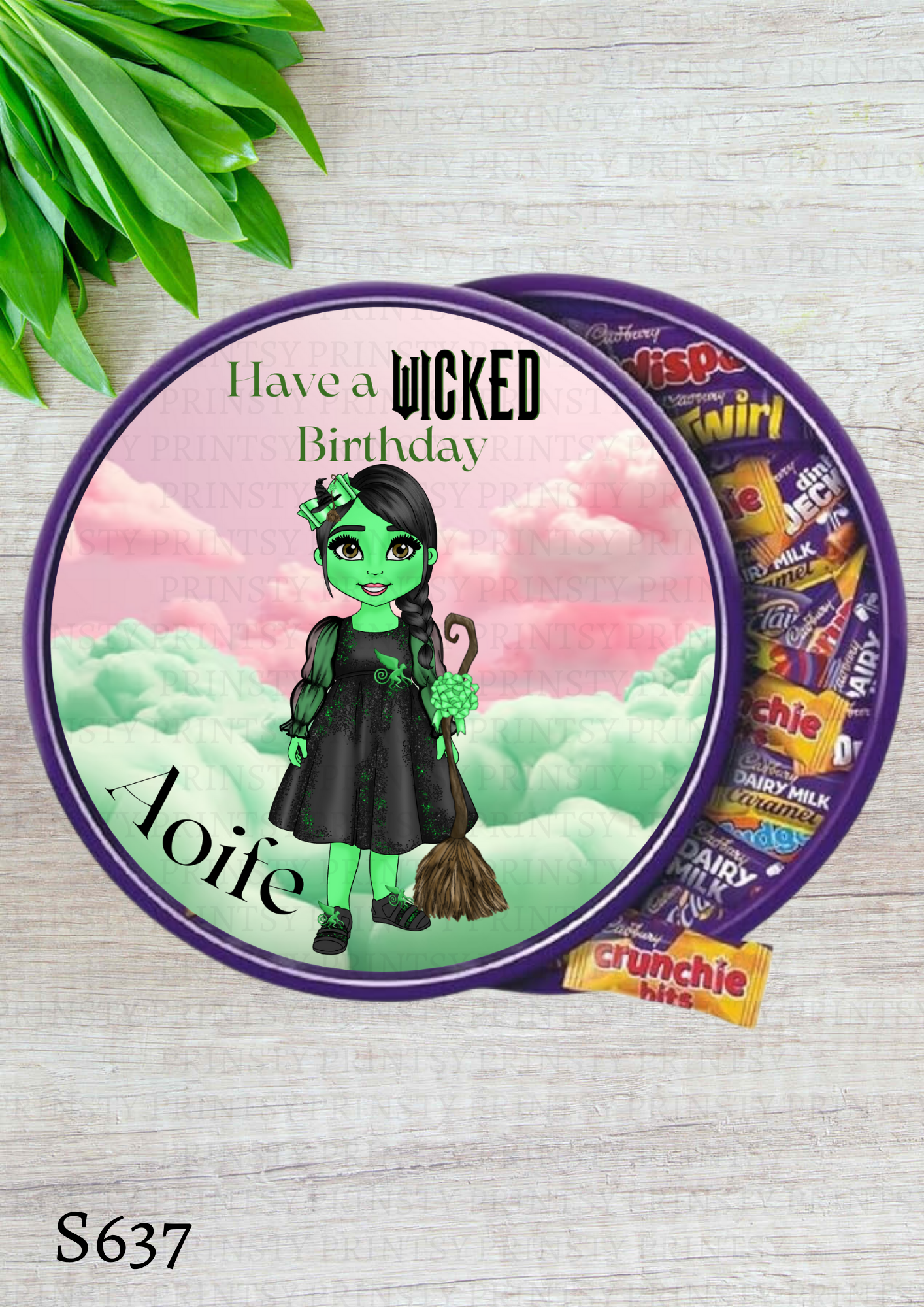 Wicked Chocolate Tub Sticker