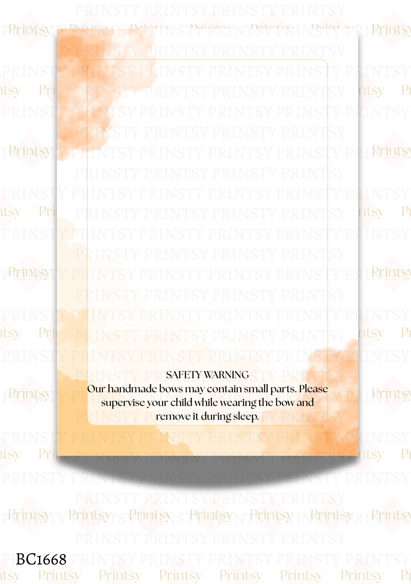 Autumn Bow Card