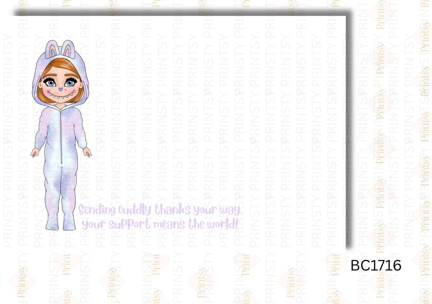 Mini Magic Monster Dolly Bow Card