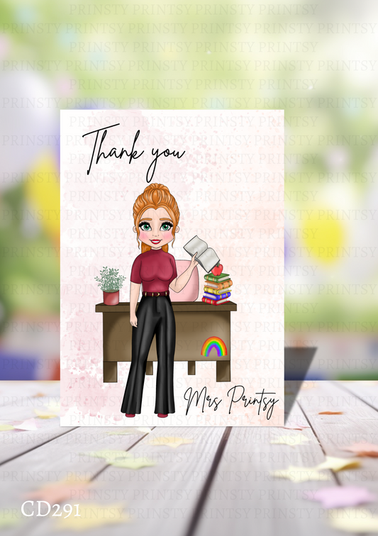 Teacher Thank You Card