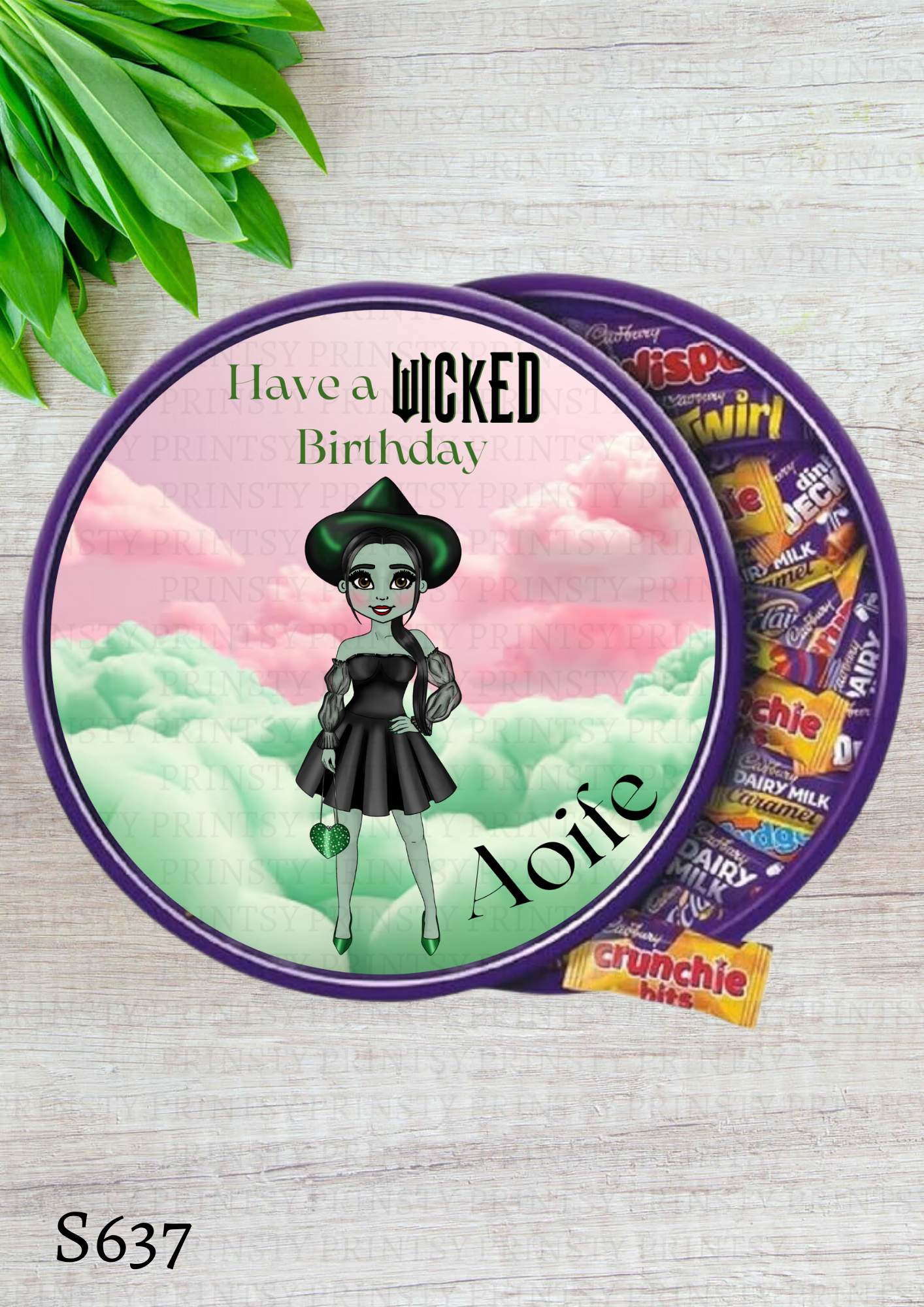 Wicked Chocolate Tub Sticker