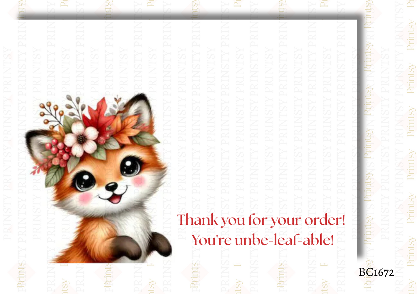 Autumn Bow Card