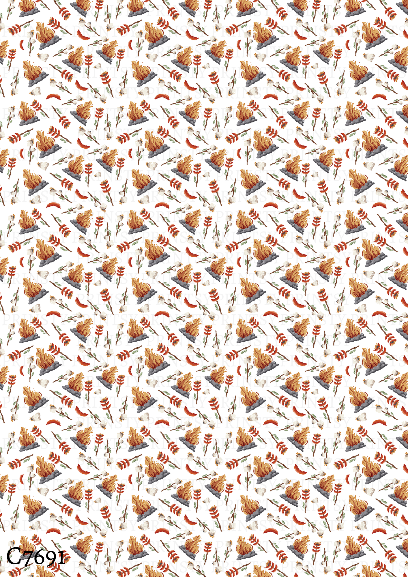 Bonfire Canvas