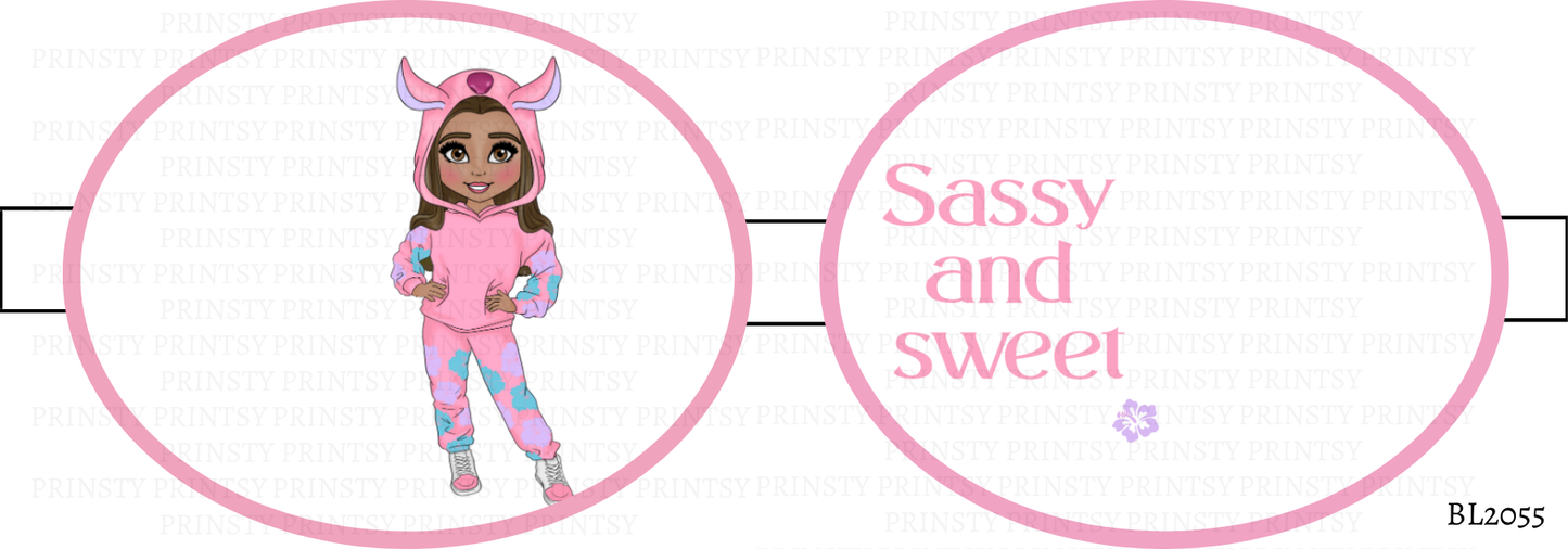 Pink Hawaiian Dolly Bow Loop