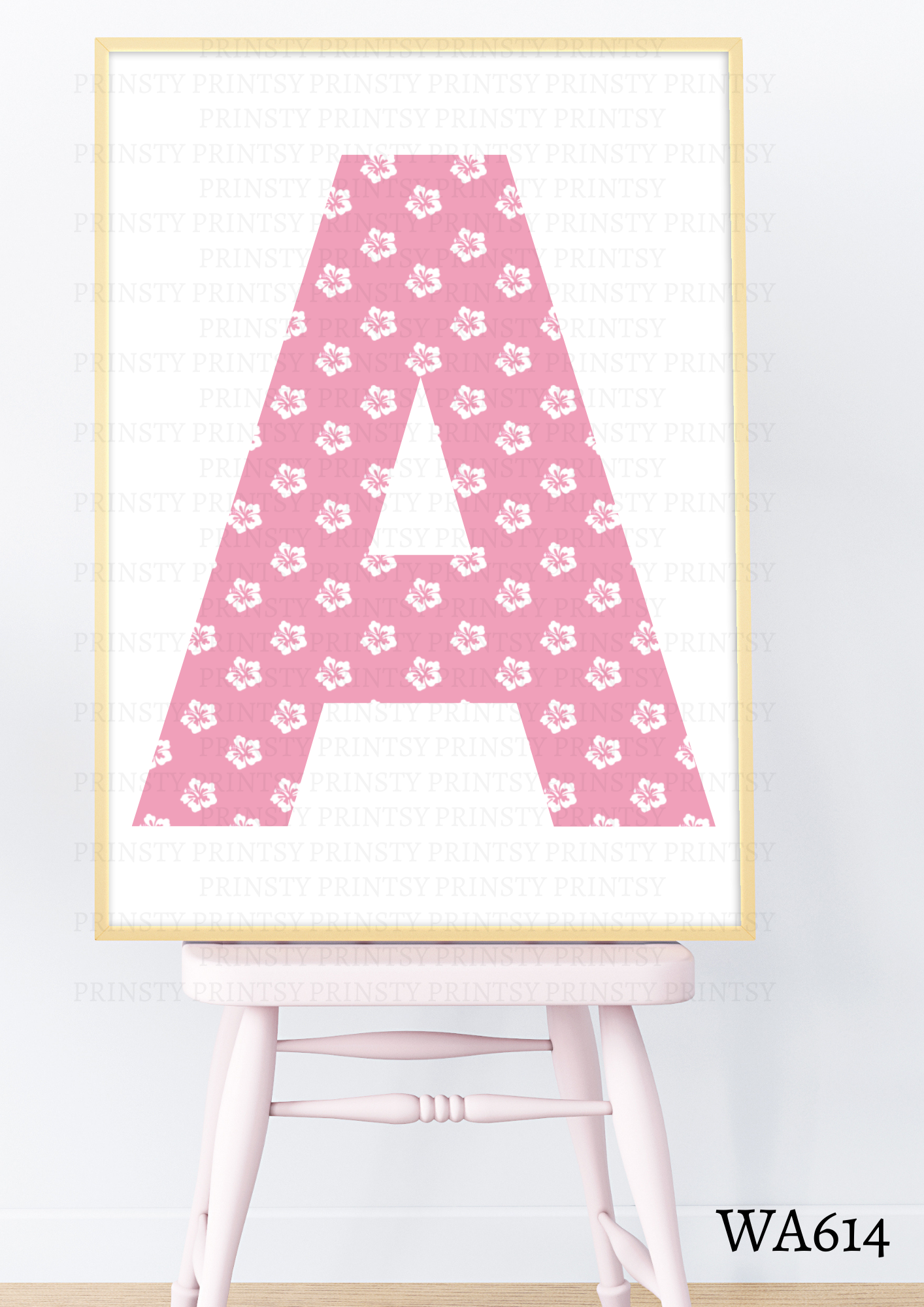 Pink Hawaiian Dolly Wall Art