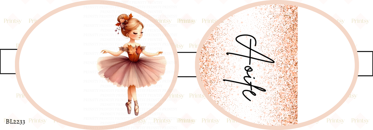 Autumn Ballerina Bow Loop