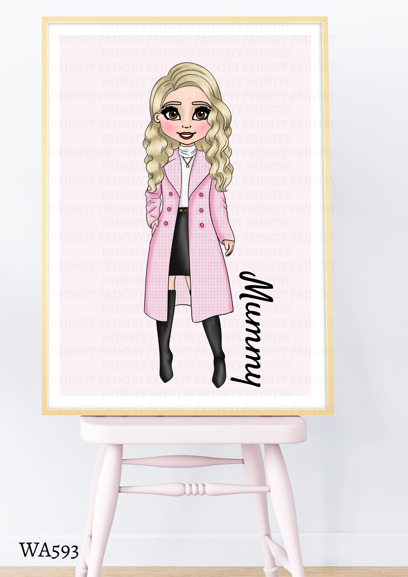 Elegant Dolly Wall Art