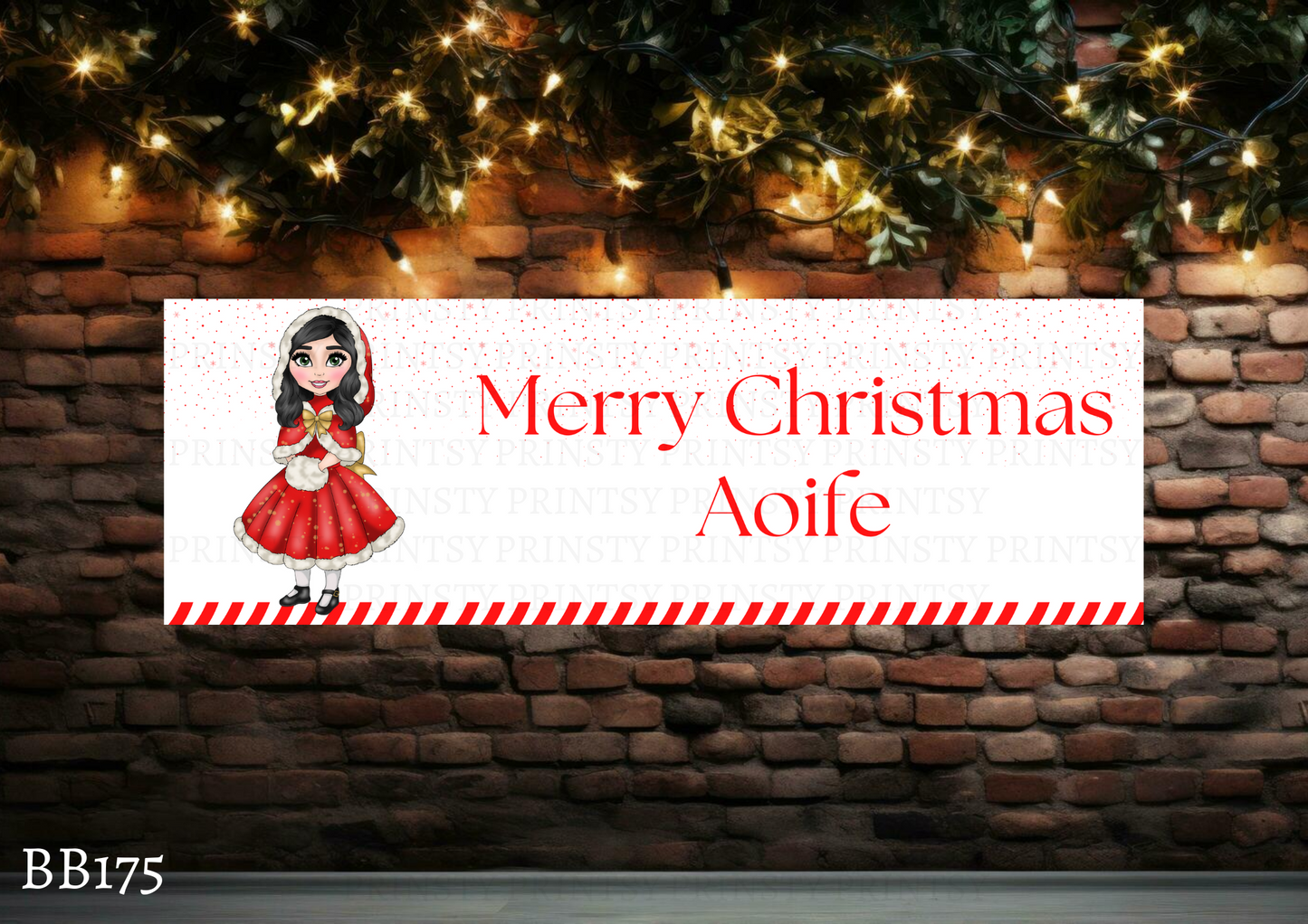 Christmas Dolly Banner