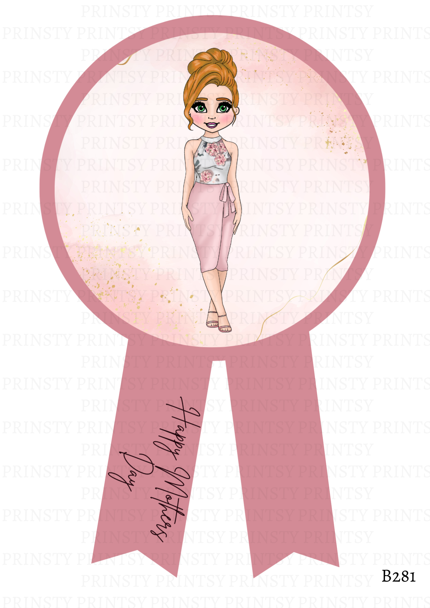 Dolly Mother's Day Badge