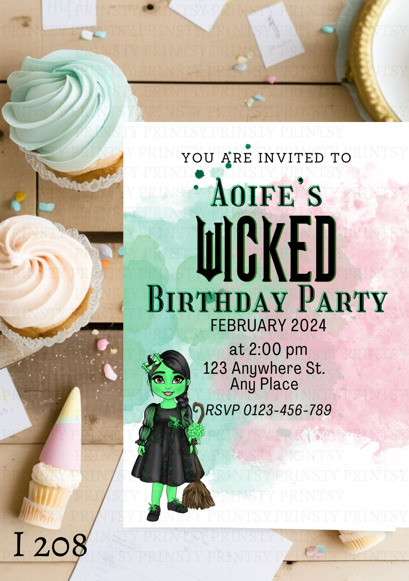 Wicked Birthday Invite