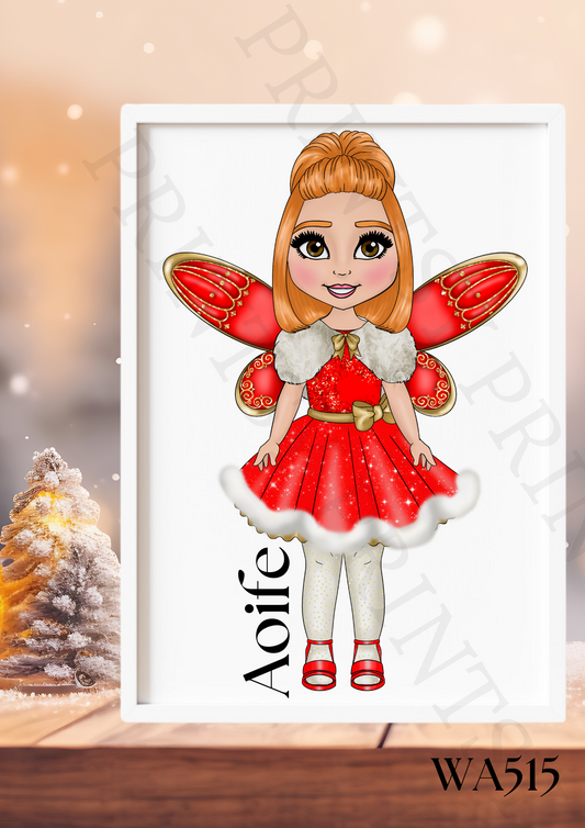 Christmas Fairy Wall Art