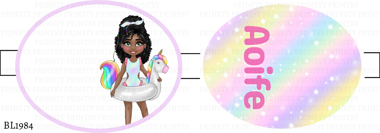 Pool Party Dolly Bow Loop