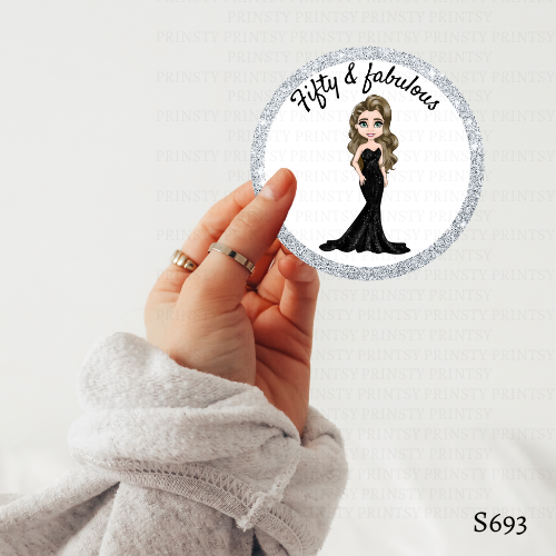 Elegant Dolly Sticker Sheet