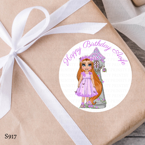 Punzie Birthday Sticker Sheet