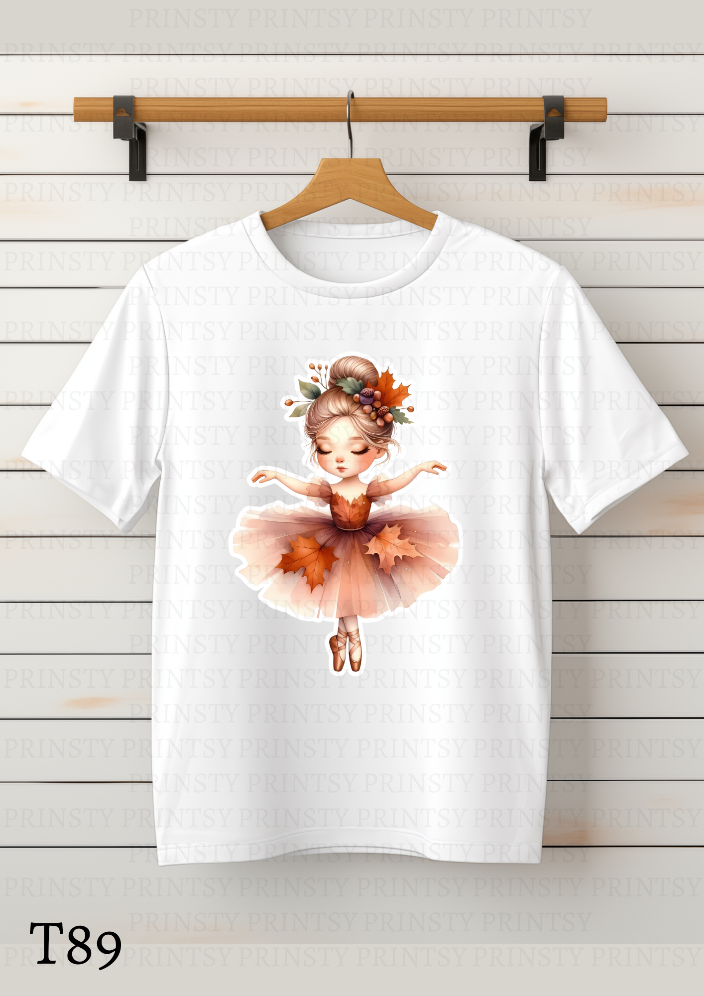 Autumn Ballerina Kids T-Shirt