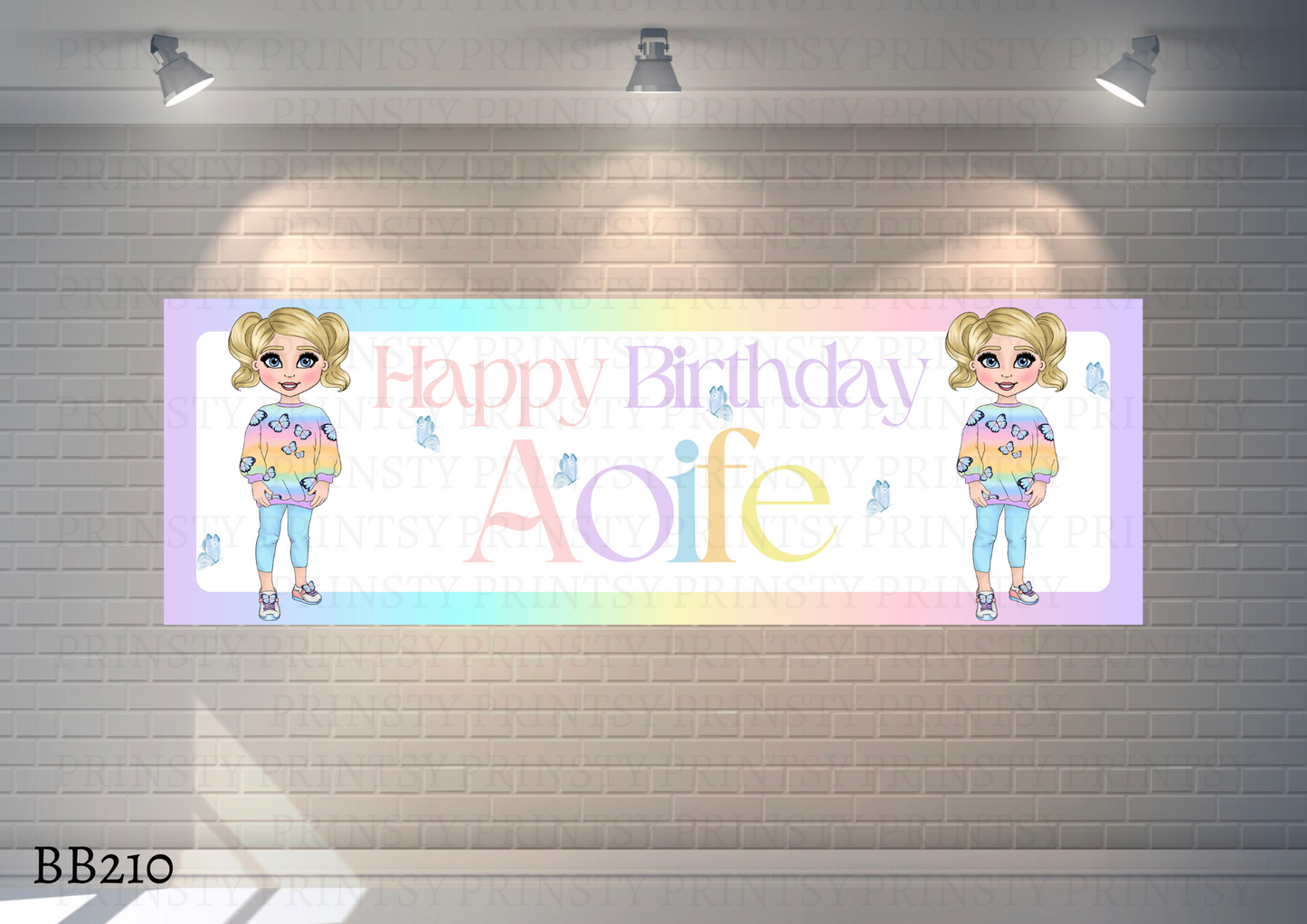 Butterfly Dolly Banner