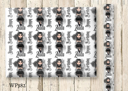 Spooky & Kooky Dolly Wrapping Paper