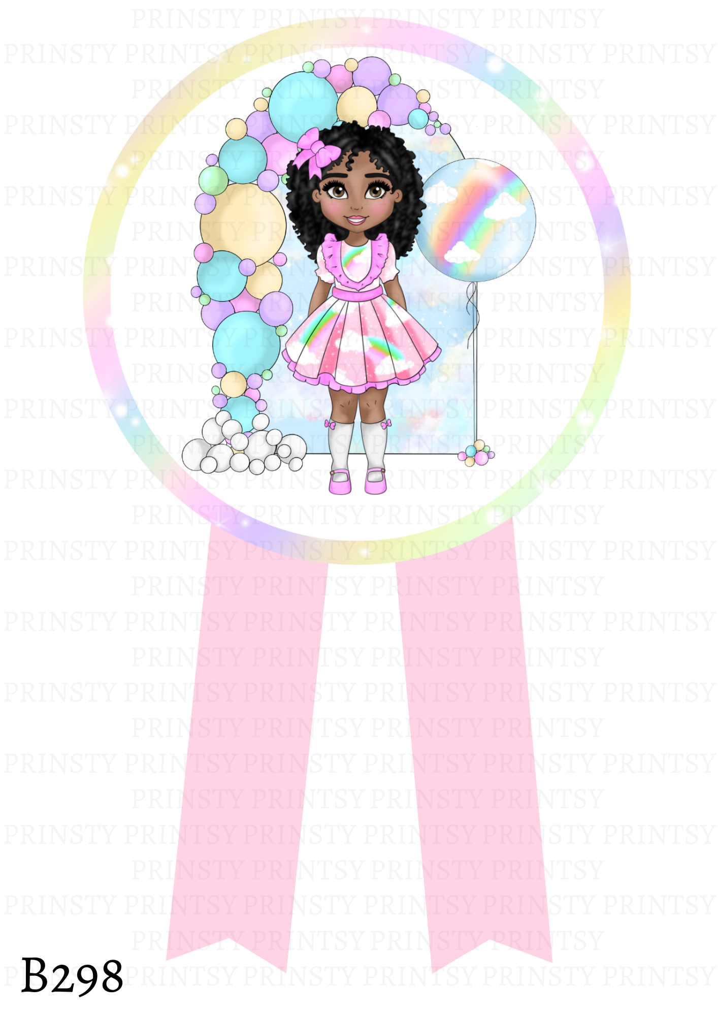 Rainbow Dolly Badge