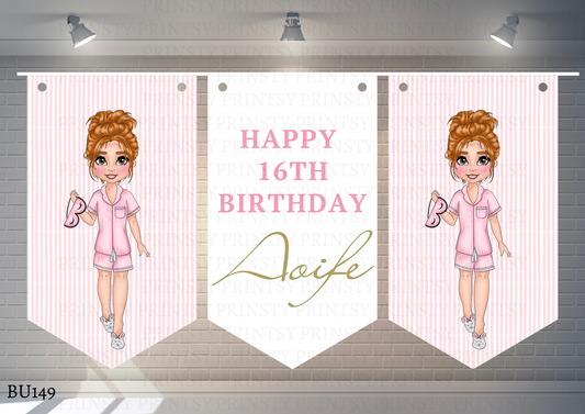 Sleep Over Dolly Bunting