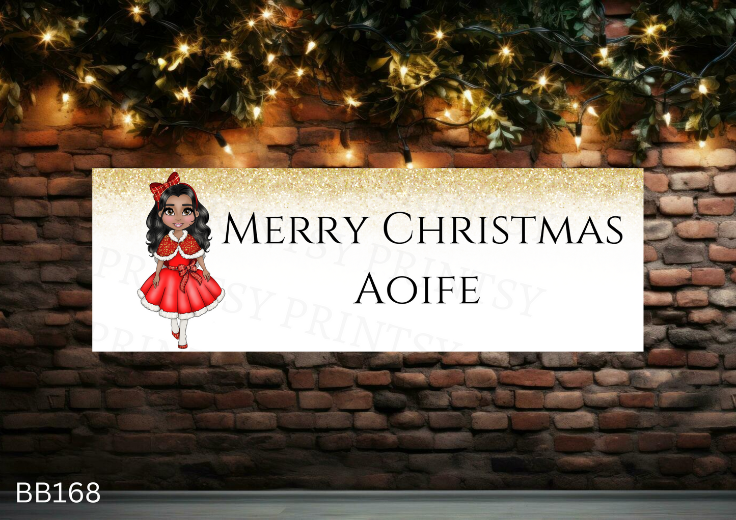 Christmas Dolly Banner