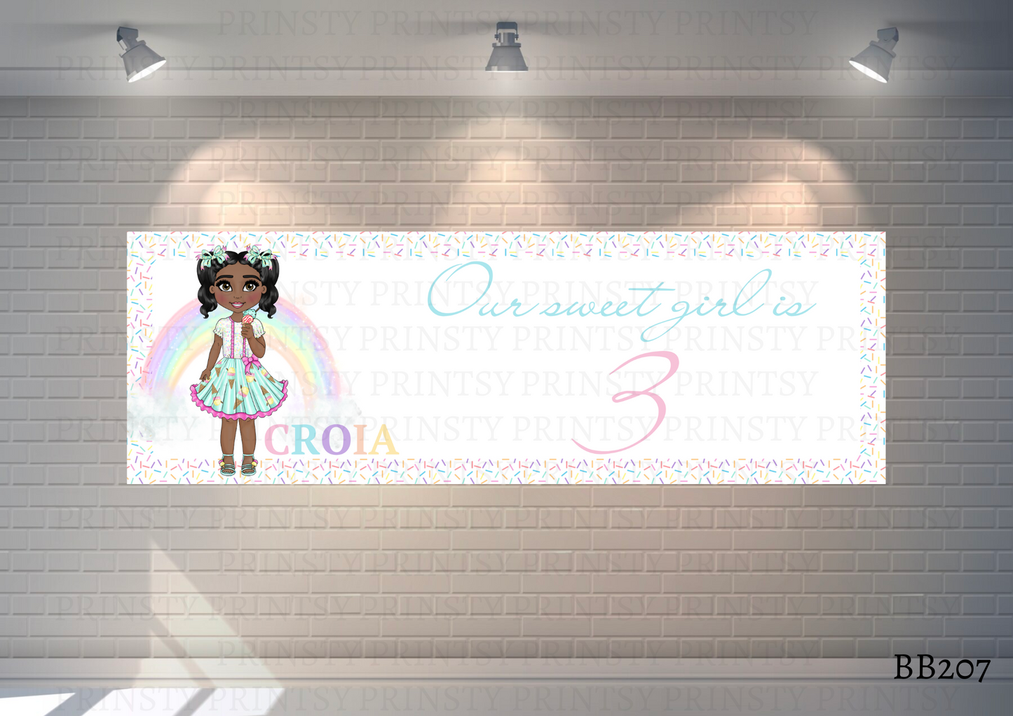 Ice Cream Dolly Banner